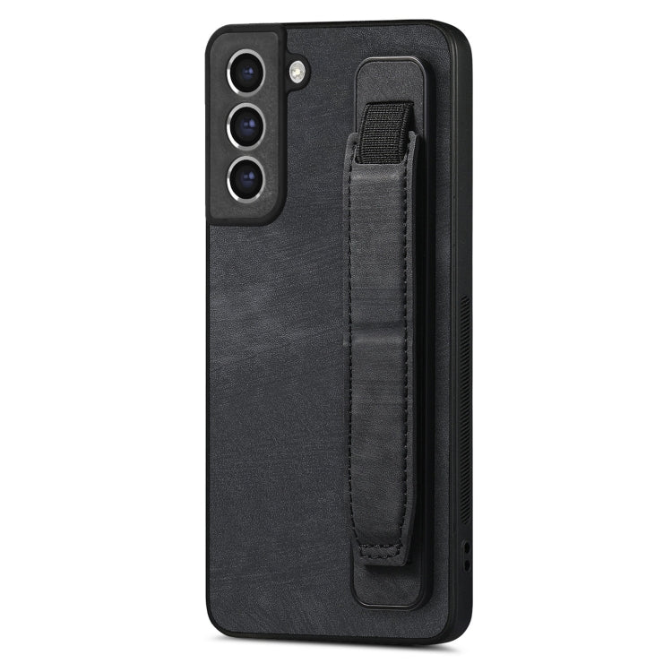 Retro Wristband Holder Leather Back Phone Case, For Samsung Galaxy S22 Ultra 5G, For Samsung Galaxy S22+ 5G, For Samsung Galaxy S22 5G, For Samsung Galaxy A13 5G, For Samsung Galaxy S21 FE 5G, For Samsung Galaxy A32 5G, For Samsung Galaxy S21 5G       ...