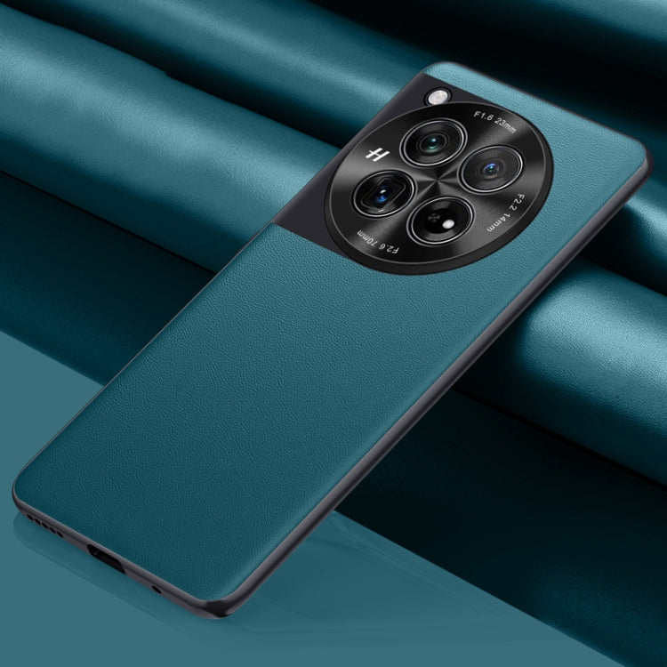 Plain-Leather All-inclusive Shockproof Phone Case, For OnePlus 12