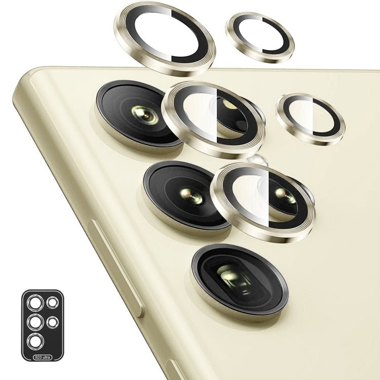 ENKAY Hat-Prince 9H Rear Camera Lens Aluminium Alloy Tempered Glass Film, For Samsung Galaxy S24 Ultra 5G, For Samsung Galaxy S24 5G, For Samsung Galaxy S24+ 5G