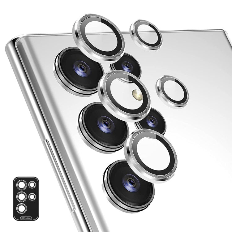 ENKAY Hat-Prince 9H Rear Camera Lens Aluminium Alloy Tempered Glass Film, For Samsung Galaxy S24 Ultra 5G, For Samsung Galaxy S24 5G, For Samsung Galaxy S24+ 5G