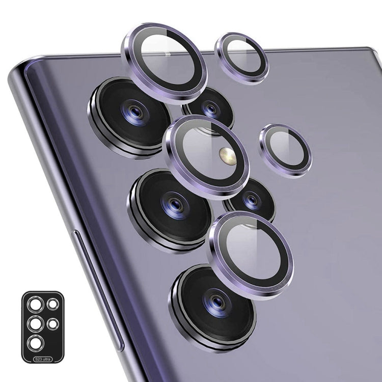 ENKAY Hat-Prince 9H Rear Camera Lens Aluminium Alloy Tempered Glass Film, For Samsung Galaxy S24 Ultra 5G, For Samsung Galaxy S24 5G, For Samsung Galaxy S24+ 5G