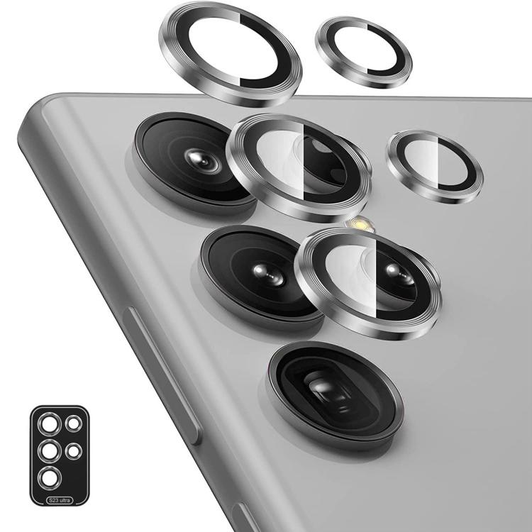 ENKAY Hat-Prince 9H Rear Camera Lens Aluminium Alloy Tempered Glass Film, For Samsung Galaxy S24 Ultra 5G, For Samsung Galaxy S24 5G, For Samsung Galaxy S24+ 5G