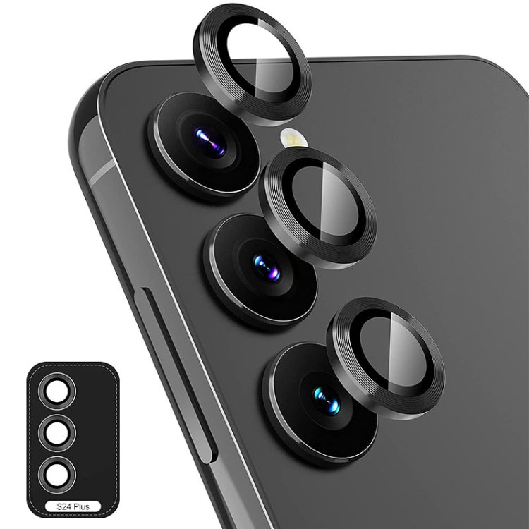 ENKAY Hat-Prince 9H Rear Camera Lens Aluminium Alloy Tempered Glass Film, For Samsung Galaxy S24 Ultra 5G, For Samsung Galaxy S24 5G, For Samsung Galaxy S24+ 5G