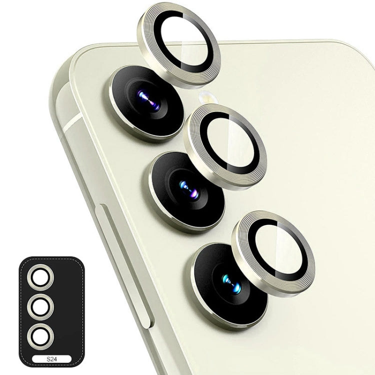 ENKAY Hat-Prince 9H Rear Camera Lens Aluminium Alloy Tempered Glass Film, For Samsung Galaxy S24 Ultra 5G, For Samsung Galaxy S24 5G, For Samsung Galaxy S24+ 5G