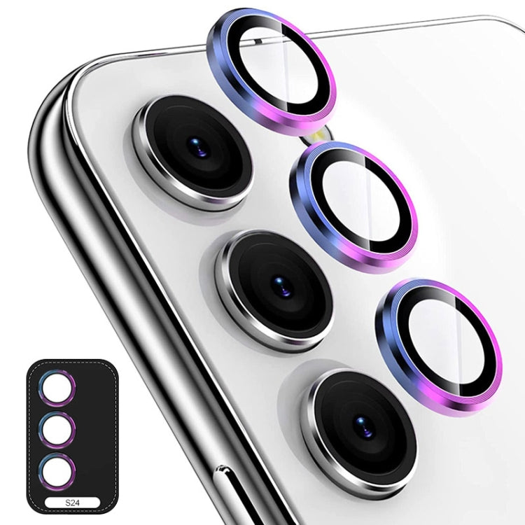 ENKAY Hat-Prince 9H Rear Camera Lens Aluminium Alloy Tempered Glass Film, For Samsung Galaxy S24 Ultra 5G, For Samsung Galaxy S24 5G, For Samsung Galaxy S24+ 5G