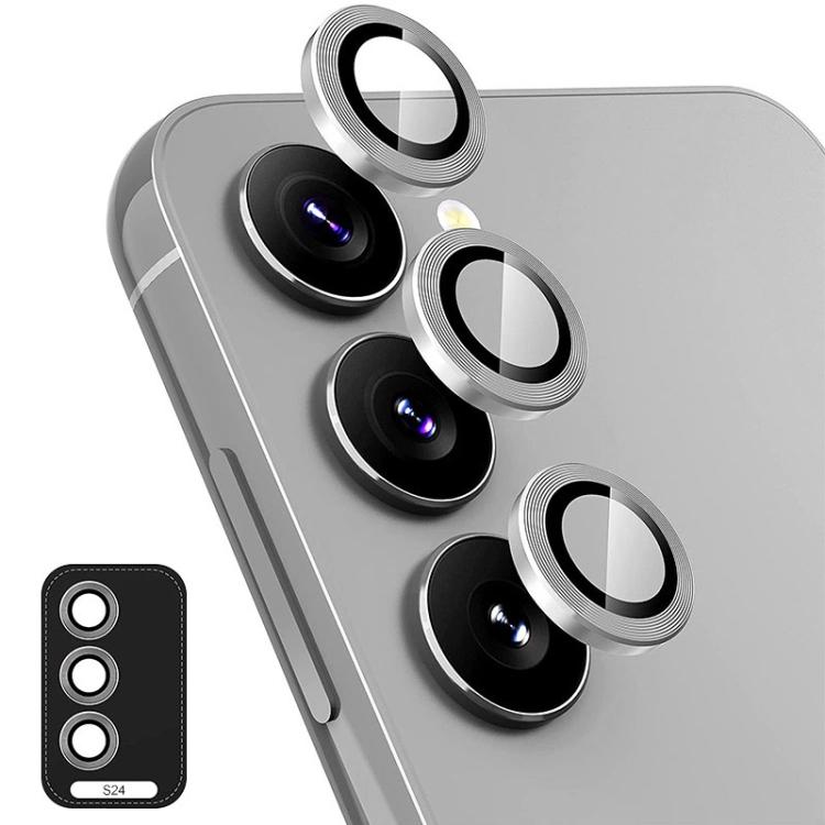 ENKAY Hat-Prince 9H Rear Camera Lens Aluminium Alloy Tempered Glass Film, For Samsung Galaxy S24 Ultra 5G, For Samsung Galaxy S24 5G, For Samsung Galaxy S24+ 5G