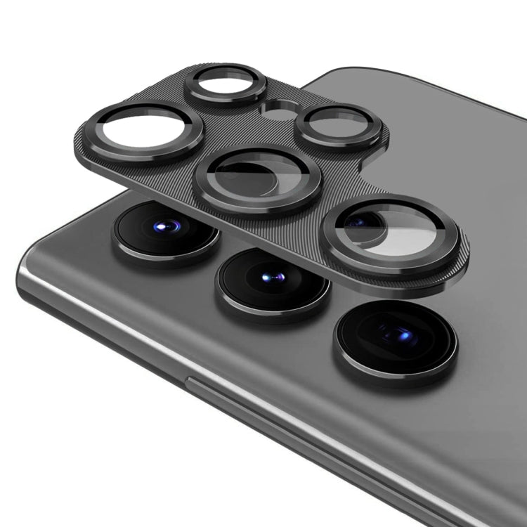 ENKAY Hat-Prince 9H Rear Camera Lens Aluminium Alloy Tempered Glass Film, For Samsung Galaxy S24 Ultra 5G