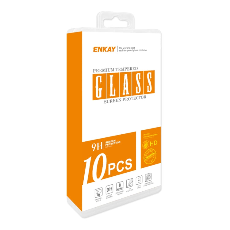 10pcs ENKAY 9H Big Arc Edge High Aluminum-silicon Tempered Glass Film, For Redmi Note 15 Pro 5G Global 163.6mm, For Redmi 15 5G Global / 4G SEA 169.5mm, For Redmi 15 4G / 5G EU 171mm, For Redmi 15C Global 171.5mm / Poco C85, For Redmi 15C 5G / 4G EU 17...