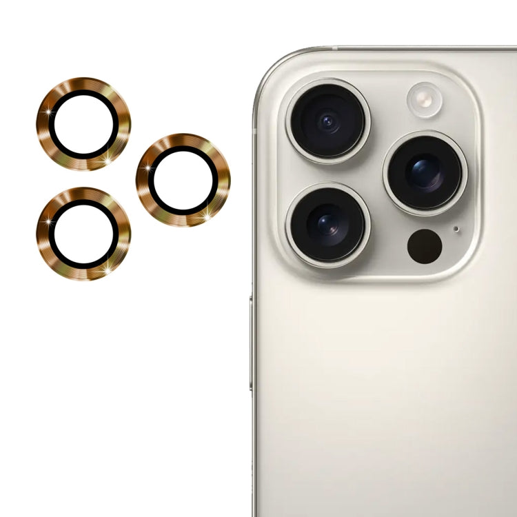 ENKAY 9H Rear Lens Aluminium Alloy Tempered Glass Film, For iPhone 16 Pro / 16 Pro Max