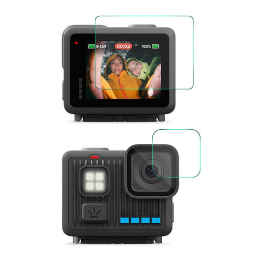 ENKAY 0.2mm 9H Tempered Glass Screen Protector Front ＆ Back Camera Film, For GoPro LIT HERO, For GoPro HERO13 Black