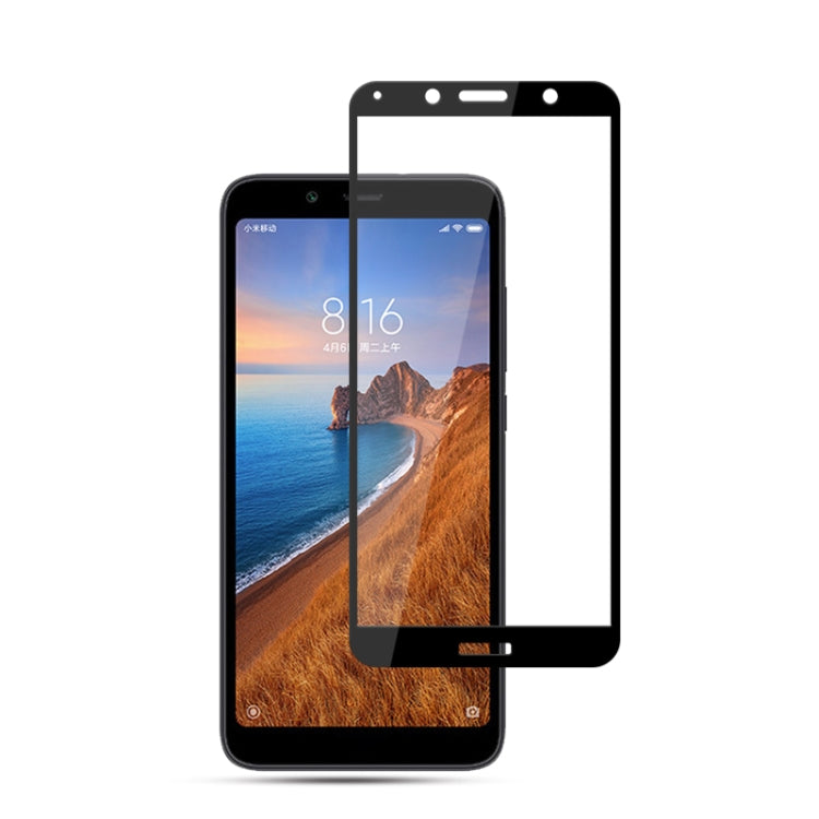mocolo 0.33mm 9H 2.5D Silk Print Tempered Glass Film for Xiaomi Redmi 7A, For Xiaomi Redmi 7A(1pc)