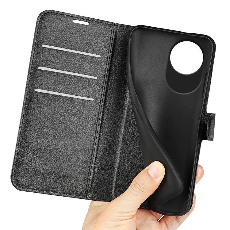 Litchi Texture Horizontal Flip Leather Phone Case with Holder, For ZTE Blade A35 Lite, For ZTE Blade V70, For ZTE Blade A75 5G, For ZTE Blade A75, For ZTE Blade A35