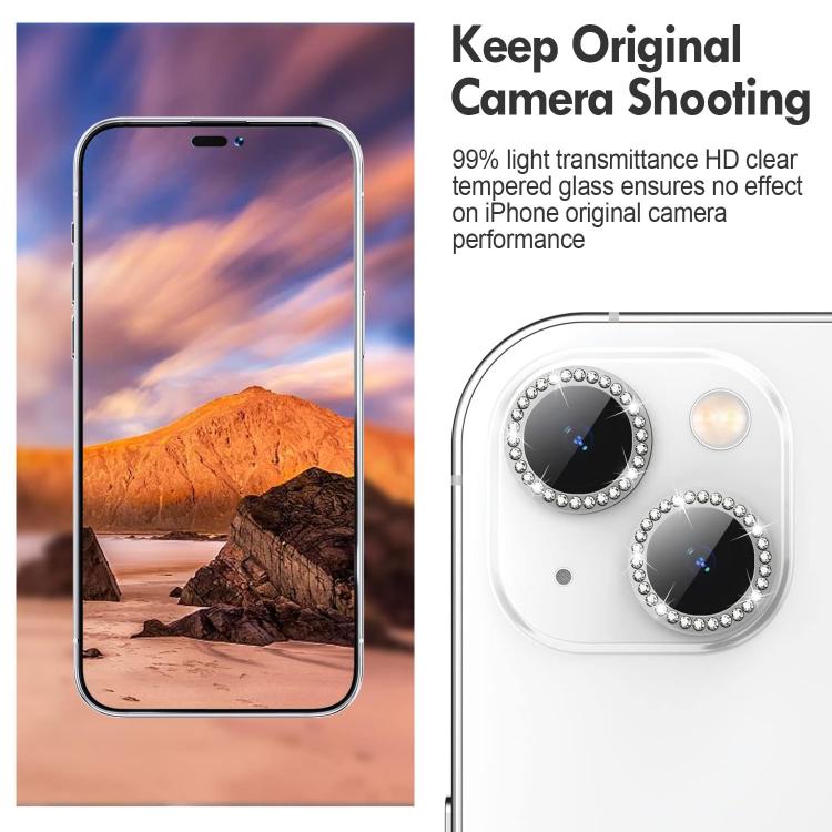 Kalebol Individual Camera Lens Diamond Ring Protector, For Tecno Camon 40 Pro 4G, For Tecno Camon 40, For Tecno Pop 9, For Tecno Pop 8
