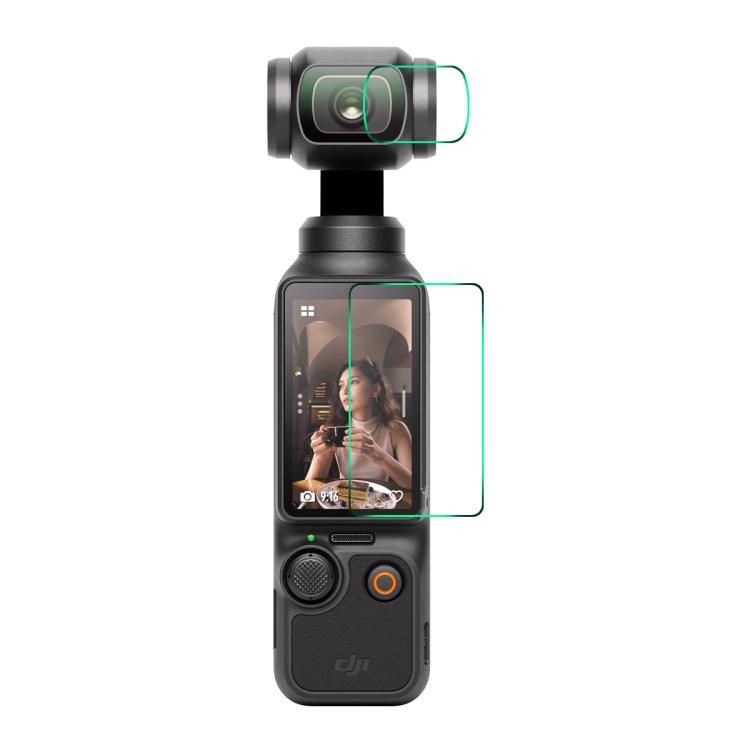 ENKAY Hat-Prince 0.2mm 9H Tempered Glass Screen Protector Film, For DJI Osmo Action 6, For DJI Osmo 360, For DJI Osmo Action 5 Pro, For DJI Osmo Pocket 3, For DJI Osmo Action 4 / 3