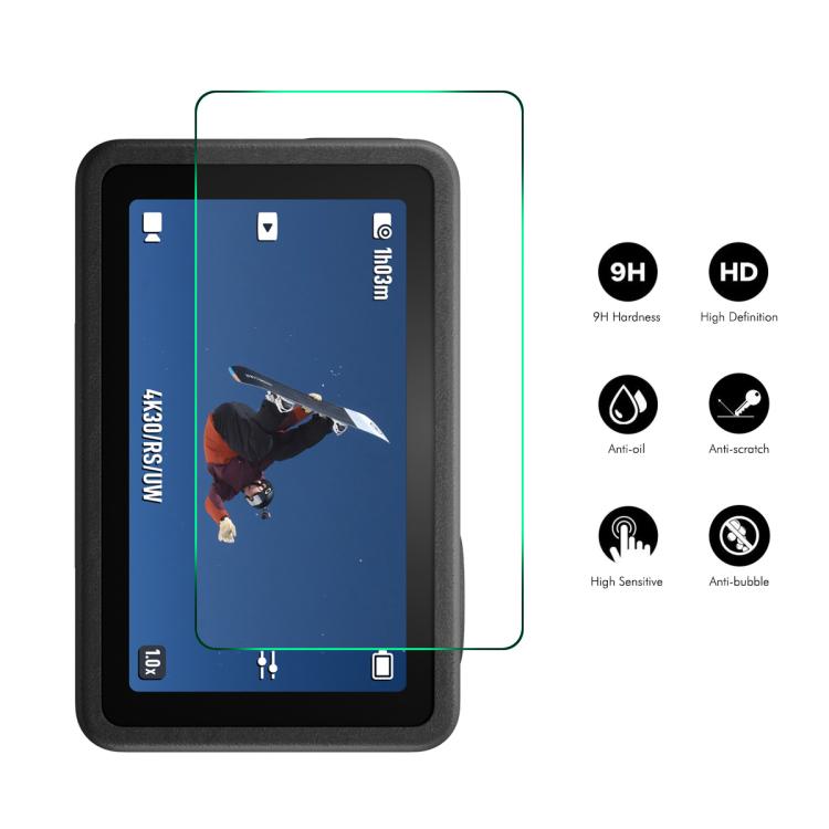 ENKAY Hat-Prince 0.2mm 9H Tempered Glass Screen Protector Film, For DJI Osmo Action 6, For DJI Osmo 360, For DJI Osmo Action 5 Pro, For DJI Osmo Pocket 3, For DJI Osmo Action 4 / 3