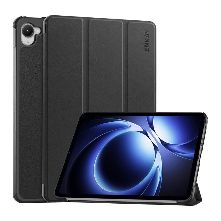 ENKAY Tri-fold Custer Texture Leather Stand Tablet Case, For Redmi Pad 2 SE 9.7 2026, For Redmi K Pad 8.8