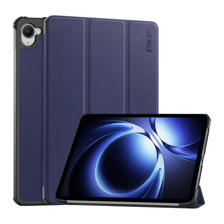 ENKAY Tri-fold Custer Texture Leather Stand Tablet Case, For Redmi Pad 2 SE 9.7 2026, For Redmi K Pad 8.8