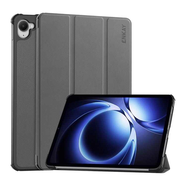 ENKAY Tri-fold Custer Texture Leather Stand Tablet Case, For Redmi Pad 2 SE 9.7 2026, For Redmi K Pad 8.8