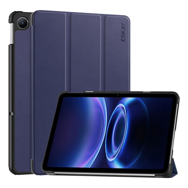 ENKAY Tri-fold Custer Texture Leather Stand Tablet Case, For Redmi Pad 2 SE 9.7 2026, For Redmi K Pad 8.8