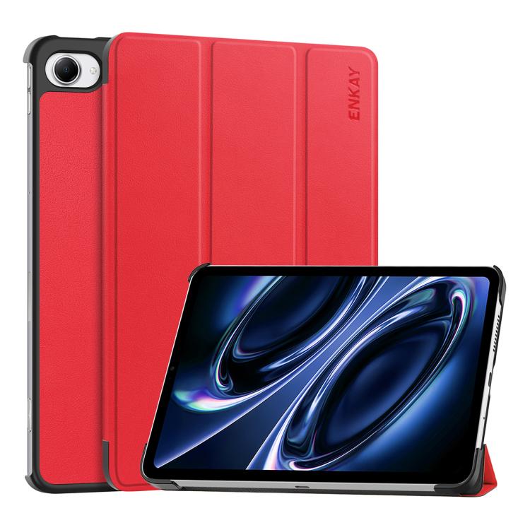 ENKAY Tri-fold Custer Texture Leather Smart Tablet Case, For Xiaomi Redmi K Pad 2 8.8 2026, For Xiaomi Pad 7S Pro 12.5, For Xiaomi Pad 7 Ultra 14