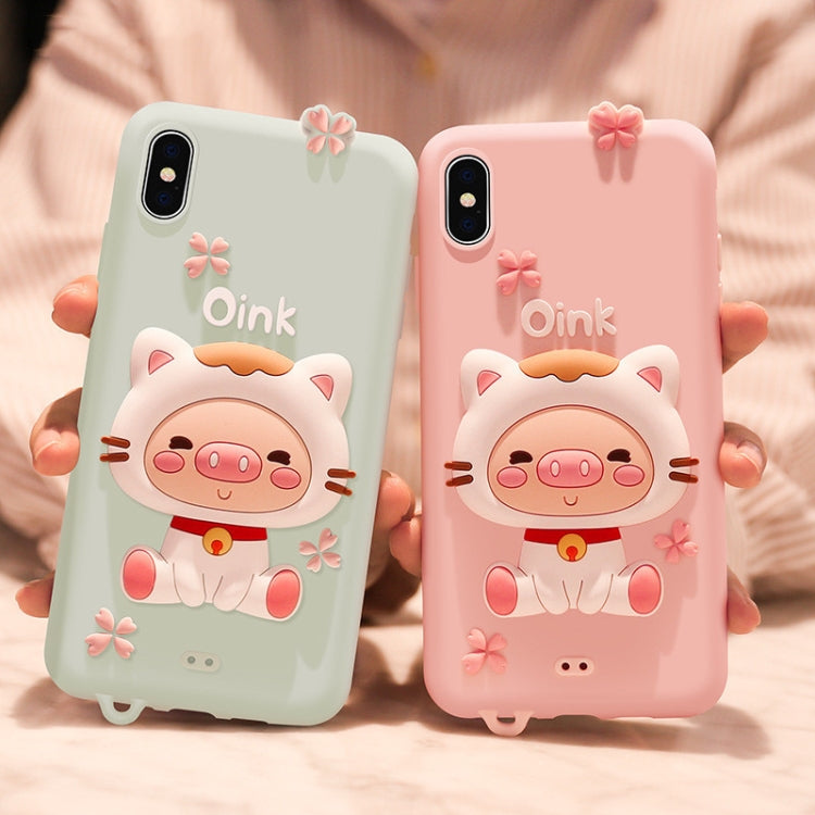 Lovely Pig Full Package Anti Falling Silicone Sleeve for  Haiwei P30 Pro, For Huawei P30 Pro