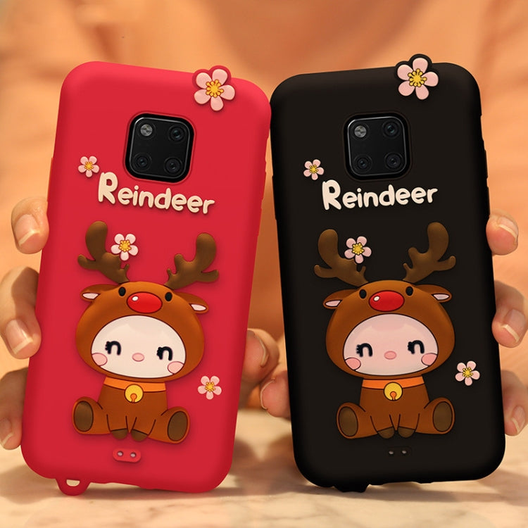 Lovely Reindeer Full Package Anti Falling Silicone Sleeve for Haiwei Mate 20, For Huawei Mate 20