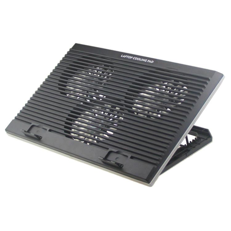 CP253 For Notebook Laptop Cooling Pad 3 Fans RGB Adjustable Height Cooling Stand, CP253