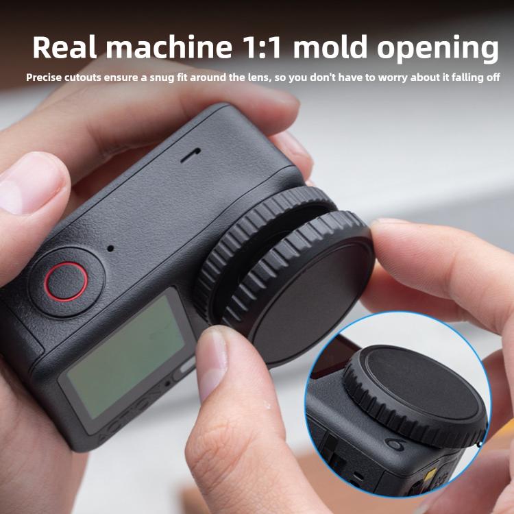 Dustproof Drop-proof Soft Silicone Lens Cap Cover, For DJI Osmo Action 6