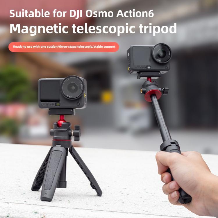 Magnetic Handheld Telescopic Tripod Selfie Stick Holder, Selfie Stick Holder