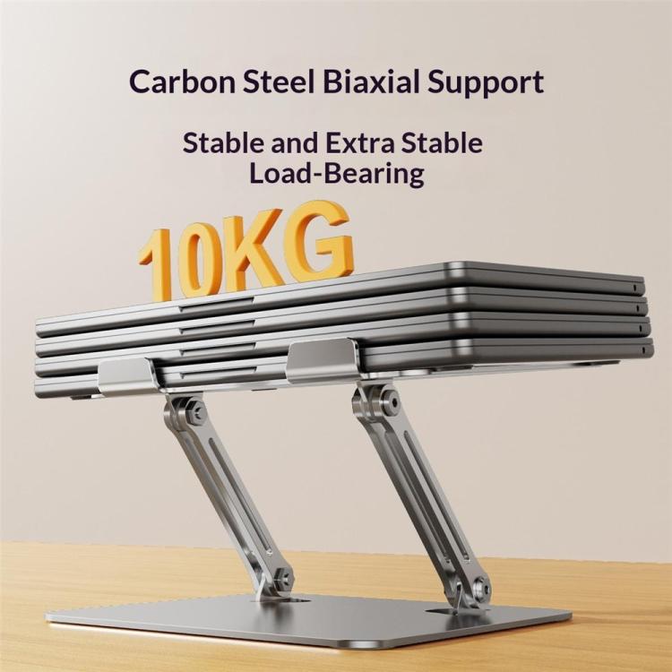 0031 For Laptop / Tablet Cooling Metal Support Adjustable Height Angle Desktop Stand, Basic Edition