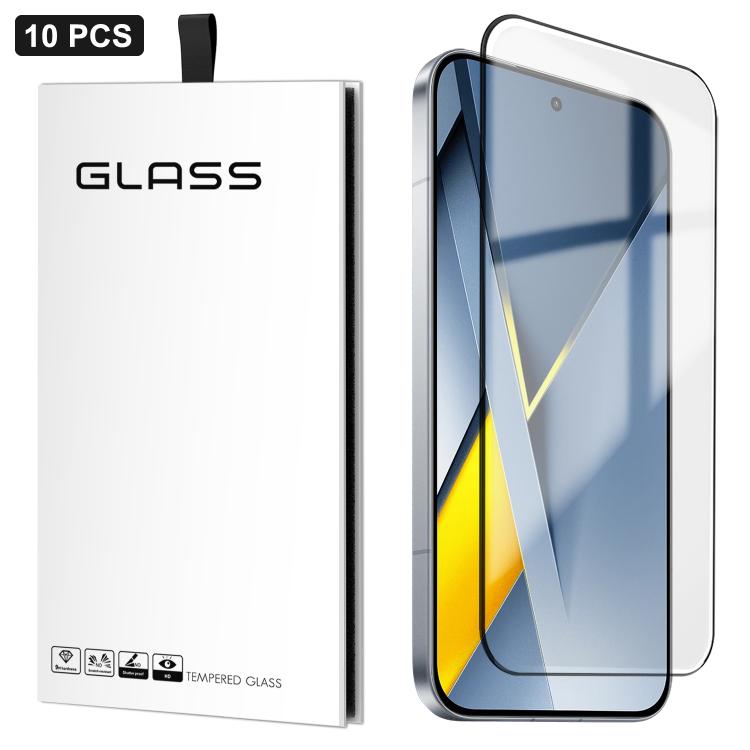 10pcs 0.18mm Ultra-Thin Ultrasonic HD Screen-Printed High-Aluminium Thick-Gel Tempered Glass Film, For Xiaomi 17 Ultra, For Xiaomi Poco F8 Ultra, For Redmi Note 15 Pro 4G Global 163.2mm, For Xiaomi Poco F8 Pro, For Redmi K90 Pro Max Champion Edition   ...