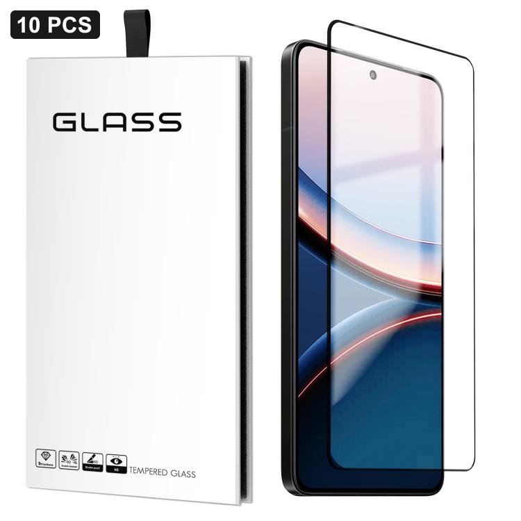 10pcs 0.18mm Ultra-Thin Ultrasonic HD Screen-Printed High-Aluminium Thick-Gel Tempered Glass Film, For Xiaomi 17 Ultra, For Xiaomi Poco F8 Ultra, For Redmi Note 15 Pro 4G Global 163.2mm, For Xiaomi Poco F8 Pro, For Redmi K90 Pro Max Champion Edition   ...
