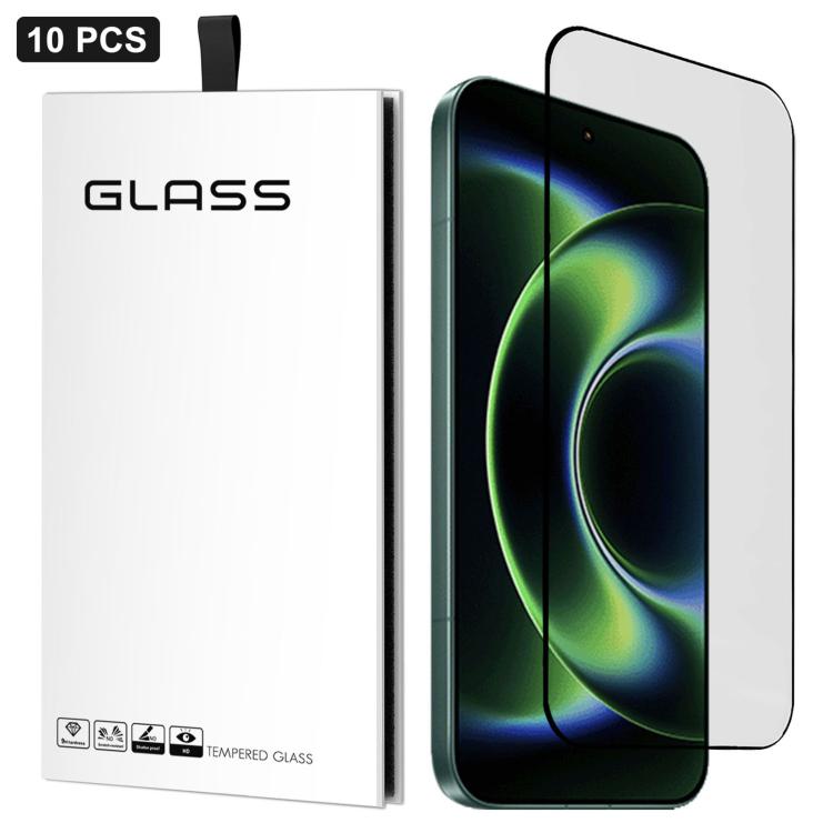 10pcs 0.18mm Ultra-Thin Ultrasonic HD Screen-Printed High-Aluminium Thick-Gel Tempered Glass Film, For Xiaomi 17 Ultra, For Xiaomi Poco F8 Ultra, For Redmi Note 15 Pro 4G Global 163.2mm, For Xiaomi Poco F8 Pro, For Redmi K90 Pro Max Champion Edition   ...