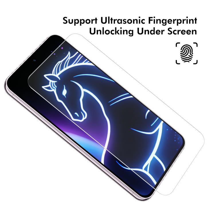 JUNSUNMAY 25pcs Support Ultrasonic Fingerprint Unclock Screen Protector Tempered Glass Film, For Xiaomi 15