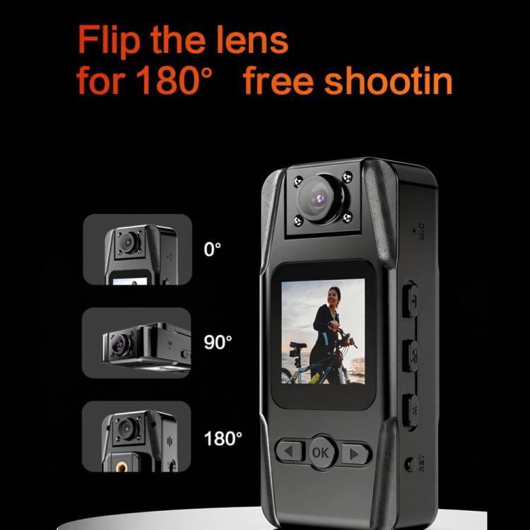 L16 WiFi With Infrared Night Vision Portable Outdoor Recorder HD Magnetic Clip-On Sports Camera, L16