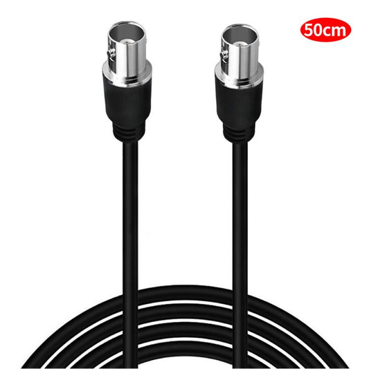 JUNSUNMAY Female to Female RG59U BNC Extension Cable for Video Security Camera CCTV Systems, 50cm, 100cm, 150cm