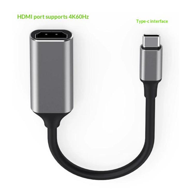 HC-61 HDMI Video Audio Sync Type-C to HDMI Cable 4K / 60Hz Adapter, HC-61