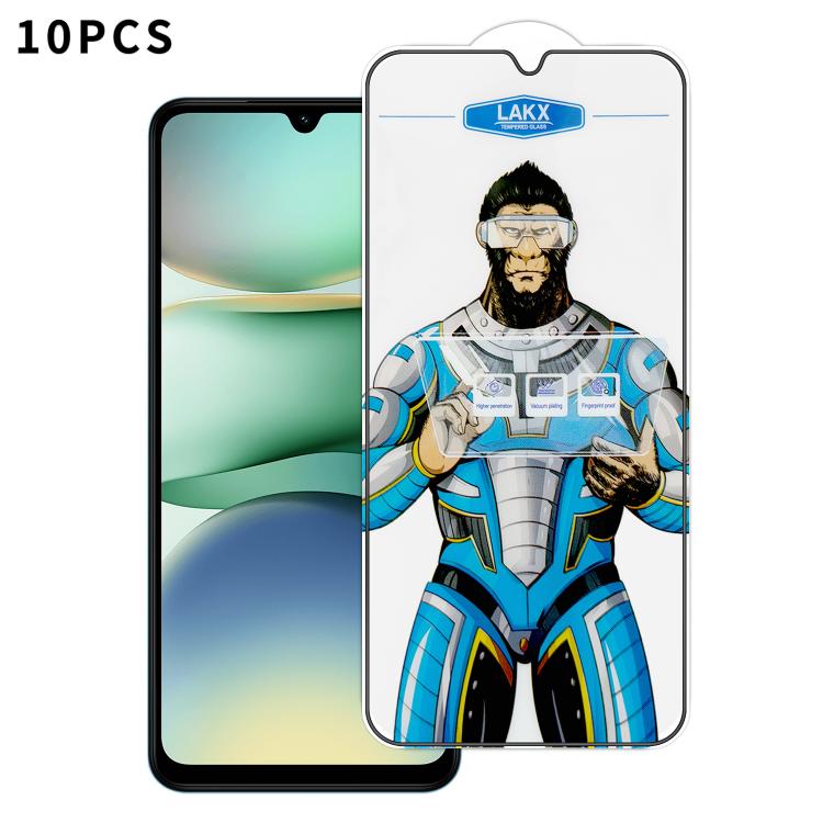 10pcs Blue Gorilla Anti-fingerprint Anti-static Silk Screen HD Electroplated Tempered Glass Film, For Redmi Turbo 5 Max / Poco X8 Pro Max, For Redmi Turbo 5 / Poco X8 Pro 5G, For Xiaomi 17 Ultra, For Redmi K90 Max / Poco F8 Pro Ultra                   ...