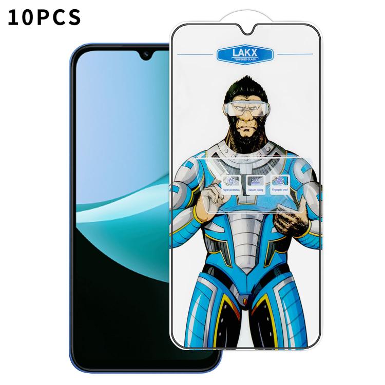 10pcs Blue Gorilla Anti-fingerprint Anti-static Silk Screen HD Electroplated Tempered Glass Film, For Redmi Turbo 5 Max / Poco X8 Pro Max, For Redmi Turbo 5 / Poco X8 Pro 5G, For Xiaomi 17 Ultra, For Redmi K90 Max / Poco F8 Pro Ultra                   ...