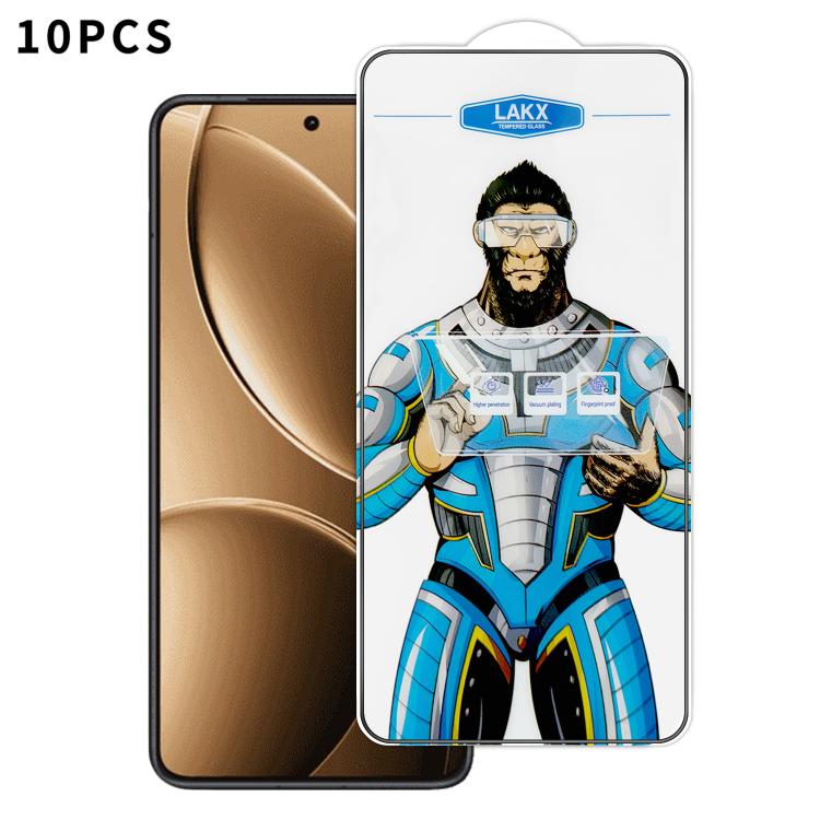 10pcs Blue Gorilla Anti-fingerprint Anti-static Silk Screen HD Electroplated Tempered Glass Film, For Redmi Turbo 5 Max / Poco X8 Pro Max, For Redmi Turbo 5 / Poco X8 Pro 5G, For Xiaomi 17 Ultra, For Redmi K90 Max / Poco F8 Pro Ultra                   ...