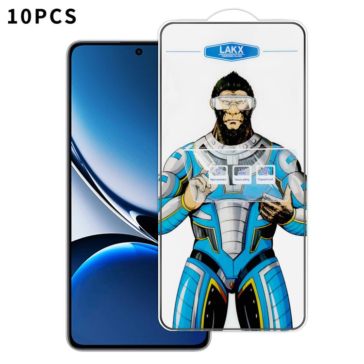 10pcs Blue Gorilla Anti-fingerprint Anti-static Silk Screen HD Electroplated Tempered Glass Film, For Redmi Turbo 5 Max / Poco X8 Pro Max, For Redmi Turbo 5 / Poco X8 Pro 5G, For Xiaomi 17 Ultra, For Redmi K90 Max / Poco F8 Pro Ultra                   ...