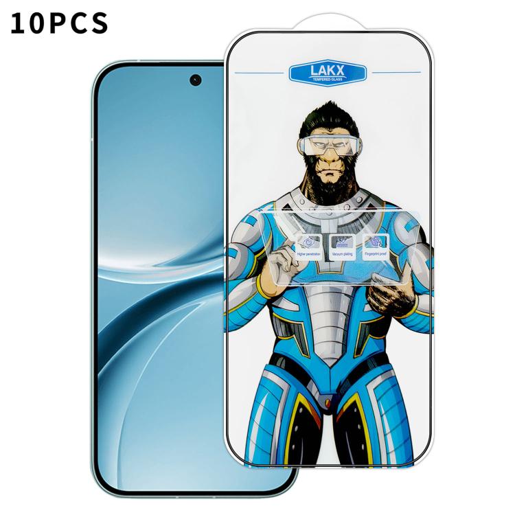 10pcs Blue Gorilla Anti-fingerprint Anti-static Silk Screen HD Electroplated Tempered Glass Film, For Redmi Turbo 5 Max / Poco X8 Pro Max, For Redmi Turbo 5 / Poco X8 Pro 5G, For Xiaomi 17 Ultra, For Redmi K90 Max / Poco F8 Pro Ultra                   ...