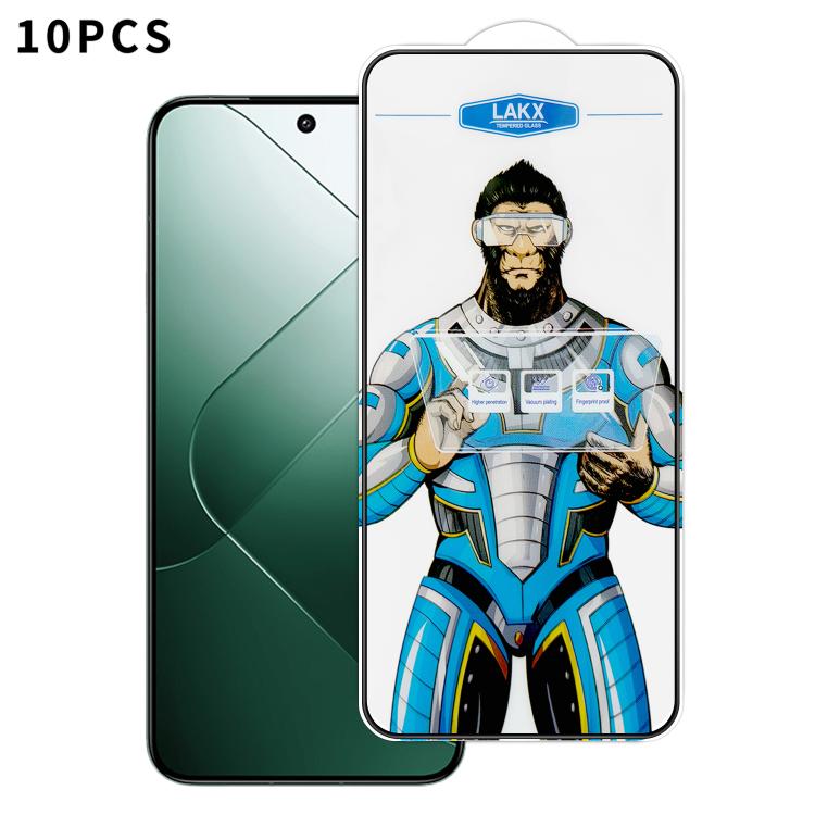 10pcs Blue Gorilla Anti-fingerprint Anti-static Silk Screen HD Electroplated Tempered Glass Film, For Redmi Turbo 5 Max / Poco X8 Pro Max, For Redmi Turbo 5 / Poco X8 Pro 5G, For Xiaomi 17 Ultra, For Redmi K90 Max / Poco F8 Pro Ultra                   ...
