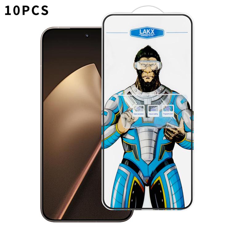 10pcs Blue Gorilla Anti-fingerprint Anti-static Silk Screen HD Electroplated Tempered Glass Film, For Redmi Turbo 5 Max / Poco X8 Pro Max, For Redmi Turbo 5 / Poco X8 Pro 5G, For Xiaomi 17 Ultra, For Redmi K90 Max / Poco F8 Pro Ultra                   ...