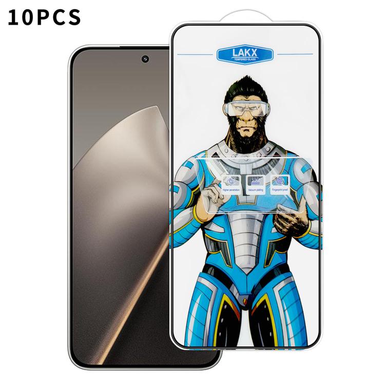 10pcs Blue Gorilla Anti-fingerprint Anti-static Silk Screen HD Electroplated Tempered Glass Film, For Redmi Turbo 5 Max / Poco X8 Pro Max, For Redmi Turbo 5 / Poco X8 Pro 5G, For Xiaomi 17 Ultra, For Redmi K90 Max / Poco F8 Pro Ultra                   ...
