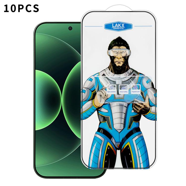 10pcs Blue Gorilla Anti-fingerprint Anti-static Silk Screen HD Electroplated Tempered Glass Film, For Redmi Turbo 5 Max / Poco X8 Pro Max, For Redmi Turbo 5 / Poco X8 Pro 5G, For Xiaomi 17 Ultra, For Redmi K90 Max / Poco F8 Pro Ultra                   ...