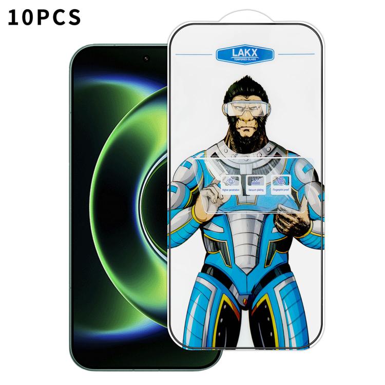 10pcs Blue Gorilla Anti-fingerprint Anti-static Silk Screen HD Electroplated Tempered Glass Film, For Redmi Turbo 5 Max / Poco X8 Pro Max, For Redmi Turbo 5 / Poco X8 Pro 5G, For Xiaomi 17 Ultra, For Redmi K90 Max / Poco F8 Pro Ultra                   ...