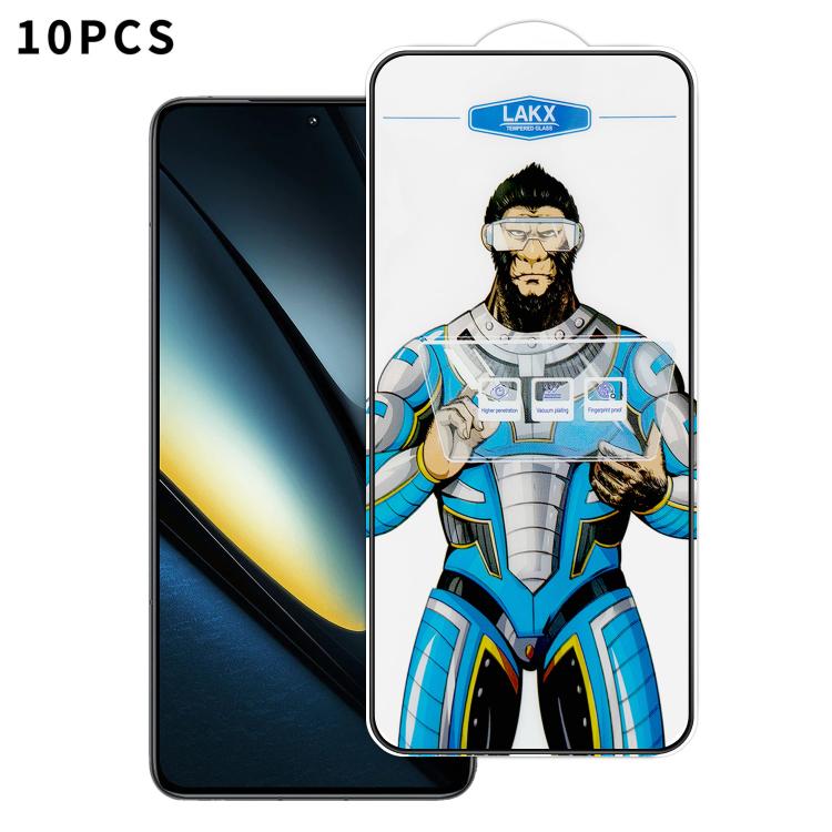 10pcs Blue Gorilla Anti-fingerprint Anti-static Silk Screen HD Electroplated Tempered Glass Film, For Redmi Turbo 5 Max / Poco X8 Pro Max, For Redmi Turbo 5 / Poco X8 Pro 5G, For Xiaomi 17 Ultra, For Redmi K90 Max / Poco F8 Pro Ultra                   ...