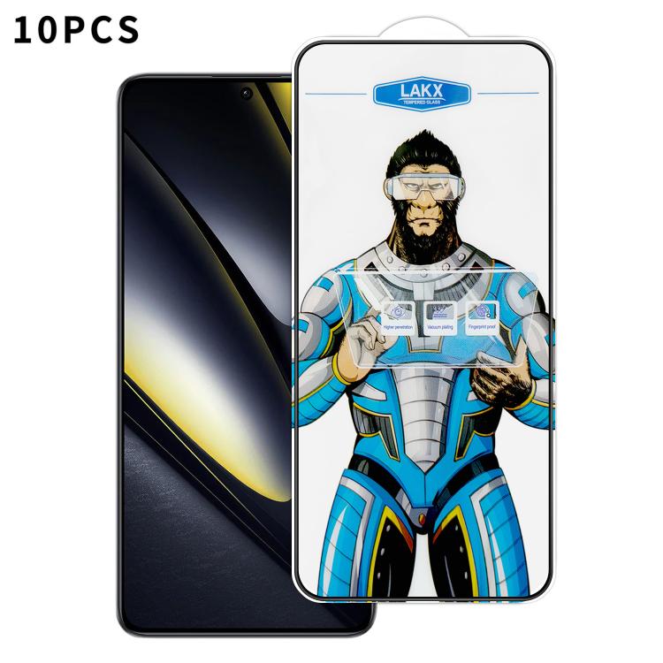 10pcs Blue Gorilla Anti-fingerprint Anti-static Silk Screen HD Electroplated Tempered Glass Film, For Redmi Turbo 5 Max / Poco X8 Pro Max, For Redmi Turbo 5 / Poco X8 Pro 5G, For Xiaomi 17 Ultra, For Redmi K90 Max / Poco F8 Pro Ultra                   ...