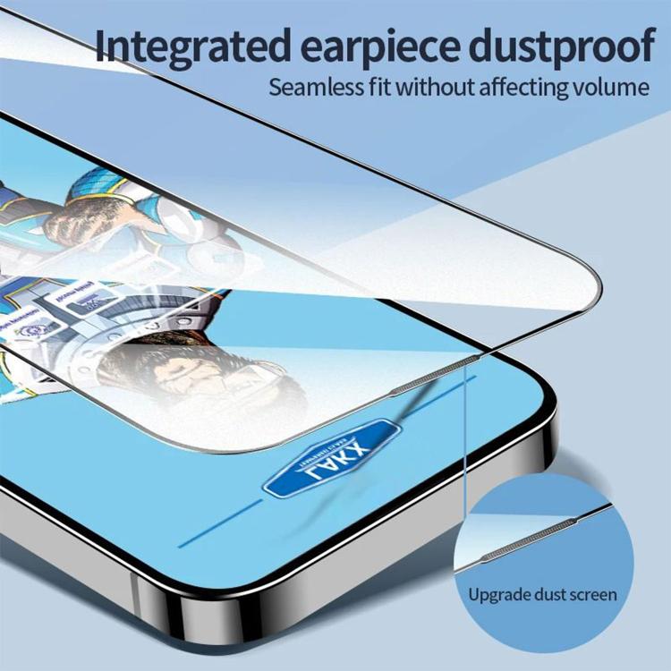 10pcs Blue Gorilla Anti-fingerprint Anti-static Silk Screen HD Electroplated Tempered Glass Film, For Redmi Turbo 5 Max / Poco X8 Pro Max, For Redmi Turbo 5 / Poco X8 Pro 5G, For Xiaomi 17 Ultra, For Redmi K90 Max / Poco F8 Pro Ultra                   ...